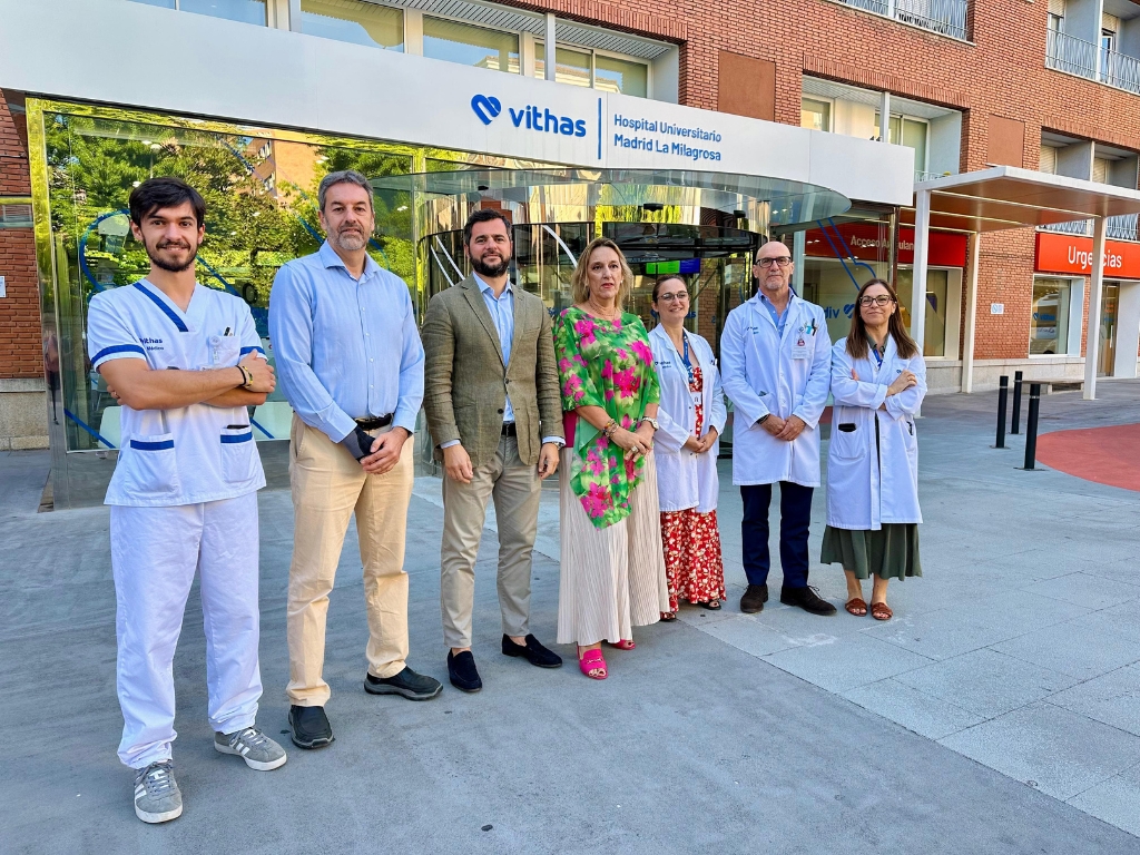 Equipo del Hospital Vithas Madrid La Milagrosa