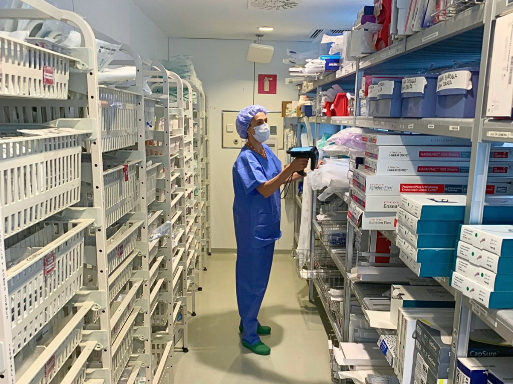 almacén hospital